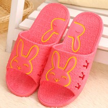젊은이마켓 토끼 욕실화 핫핑크, 1개