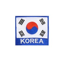 벨크로 태극기, KOREA 컬러, 1개