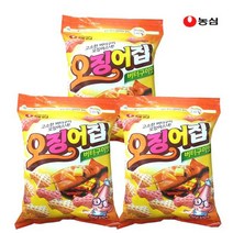 농심 오징어집 버터구이맛, 260g, 3개