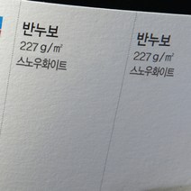 희망 명함, 반누보스노우화이트(출력만)