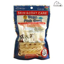 스마트 베게본 강아지껌 생선껌(스킨앤코트케어) - 40p 껌, 1팩, 생선껌