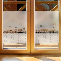 제제데코 컷팅 안개시트지 동네한바퀴01 시트지, 분리형(주문시 낱장출고)