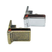 위드금창 유리경첩-사각형 가구경첩 꺽쇠 장식장 진열장 부속품, 사각-신흑 2개