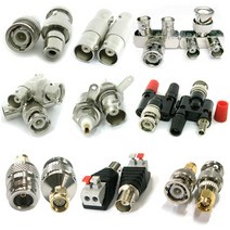 더블스피드 BNC RCA 동축 CCTV 카메라 안테나케이블 연결 젠더 커넥터, AK0028