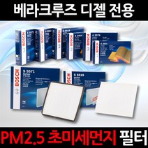 무료배송/베라크루즈 디젤/정품 보쉬 에어컨필터/초미세먼지 제거, 1세트, 558