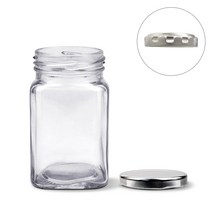 MIR [유리병]MIR-사각잼200ml, 1개