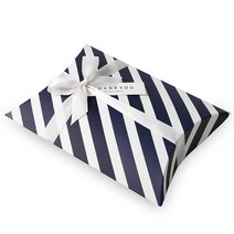 [인디케이] 네이비 스트라이프 반달 상자 중 2개