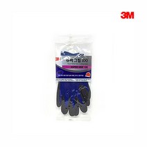 3M 슈퍼그립 100 장갑 S, 블루, 10개