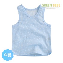 그린베베 여름 영유아용 이슬별 쟈가드 나시티