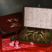 삼모아 토종 8년근 산양산삼 장뇌삼 선물세트 고가구 자개케이스+실크보자기 포장 인삼/수삼/장뇌삼, 1박스, 5뿌리