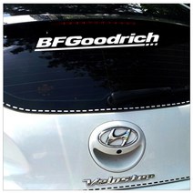 [지현카닷컴] 자동차 스티커 - BF GOODRICH, 반사적색