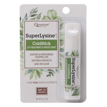 퀀텀헬스 수퍼 라이신+콜드 스틱 립 트리트먼트 & 프로텍턴트 5g, 1개
