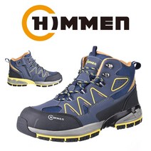 힘맨 힘맨HM-606N블루 등산화형안전화 발볼넓은작업화