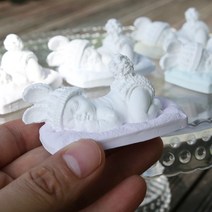 도담스토리 잠자는아기석고방향제 차량용방향제 석고방향제