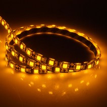 삼항LED 고급형 5050 3칩 LED바 - (10cm당 가격), 24V용-검띠/옐로우LED(10cm당)