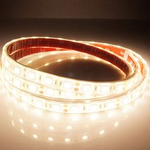 삼항LED 방수 튜브타입 5050 3칩 LED바-(10cm당 가격), 12V용-흰띠/웜화이트LED(10cm당)