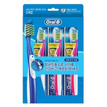 오랄비 크로스액션 향균케어 40모 3개입, 1개