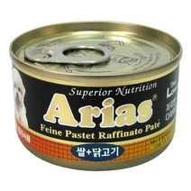 아리아스 저지방 강아지 간식 100g 캔, 1개, 아리아스 저지방 캔 쌀 닭고기 100g