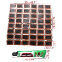 자전거펑크 패치48pcs 펑크씰 펑크수리 패치, 1개