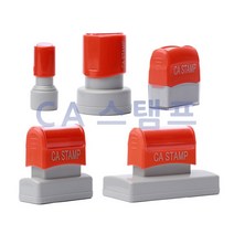 CA스탬프 만년스탬프 사업자명판, 614번.사무용스탬프 1개(20×10mm)