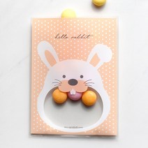디비디디자인 클리어 봉투 동물원 (10장), 1세트, 토끼