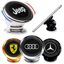 강력 자석식 핸드폰 차량용 거치대, 블랙 포르쉐, 1개