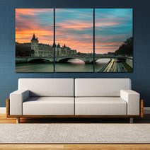 모던팩토리 인테리어 3분할 캔버스 액자세트 35종, 350mmX550mm 3EA