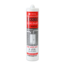 (주)대흥화학 내열실리콘 SR3300 카트리지타입 300ML 적색, 1개