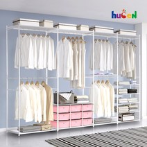 휴센 갤럭시 3130B 드레스룸 옷장 행거, 갤럭시 3130B(핑크)