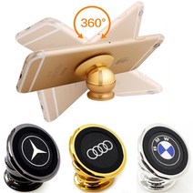 DF 차량용 핸드폰 스마트폰 자석 거치대, 실버/BMW st, 1개
