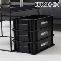 EUROBOX 다용도정리함 블랙 CUBE, 1개
