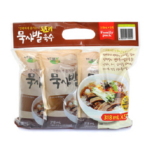묵사발 냉육수 5봉, 318ml