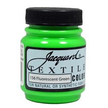자카드 텍스타일물감 70ml 패브릭물감, 156 Fluorescent Green