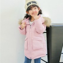 알럽베이비 라쿤퍼 롱패딩 점퍼