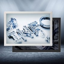 포토라이트 90X150 LED광고판, 블랙, 1개