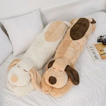 연호_강아지 쿠션 바디필로우, 아이보리
