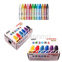 하나 크레파스 주황 12개입 단색크레파스 낱색