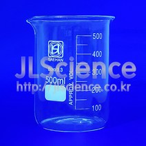 [JLS] [5ml일회용스포이드 SH강화유리삼각플라스크 SH강화유리비커] [실험재료], 1개, 2. 비이커50ml