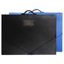 오피스존 OEM A2 클리어파일, 검정, 1Ea