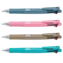 제브라/클립온멀티C 멀티펜 0.7mm/B4SA1, B4SA1-MOC_라이트브라운(바디칼라), 1