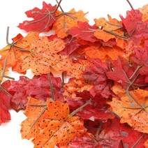 조화 낙엽 가을 단풍잎 나뭇잎 인조나무 (136) 5cm 24장 세트