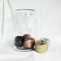 장미모사 히말라야 로즈 스팽글 반짝이 실, 금색
