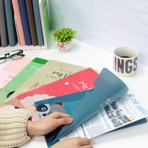 L홀더 캐릭터 10매 A4 홀더 바인더 L자 화일 문서 파일, A05.애니멀_판다