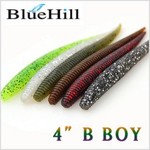 블루힐 B보이 웜-배스-솔트함유-스트레이트웜-모노낚시, C-7