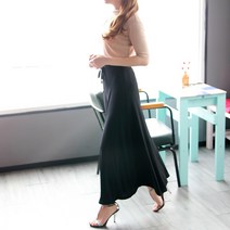 바닐라나인 스윗 세상편한 저지원단 밴딩 롱스커트