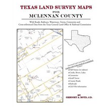 Texas Land Survey Maps for McLennan County Paperback, Arphax Publishing Co.