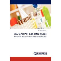 Zno and Pzt Nanostructures Paperback, LAP Lambert Academic Publishing