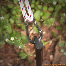 [EXTEN] 다용도 캠핑 낚시 강철 비너 (6cm 8cm) _