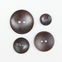 진밤오목 나무단추 15mm20mm25mm30mm, 15mm, 1개