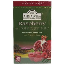 아마드티 그린 티 프루트 피스 라즈베리 & 석류, 40g, 20개입